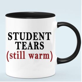 Drinking Cup Ceramic Mug For Teachers And Classmates (Option: Black-320)