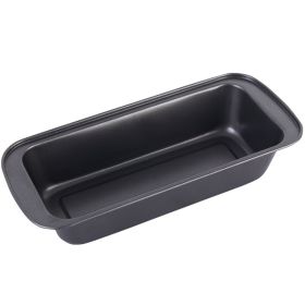 Toast Bread Mold Baking Household Rectangular Toast Box (Option: Black 29.5cm)