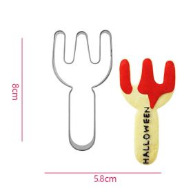 Stainless steel biscuit mold (Option: Fork)