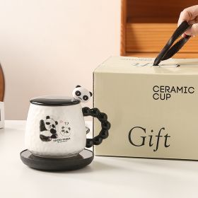 55 Degree Constant Temperature Cup Warm Set Cute Cartoon Panda (Option: 3style-US)