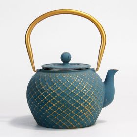 Soft Decoration Home Decoration Hotel Outdoor Tea Pot (Option: 1100ml Dark Blue)