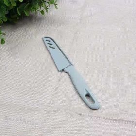 Candy Color Portable Blade Sheath Fruit Peeling Knife (Option: Nordic Blue)