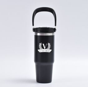 Customized 304 Stainless Steel Cups For Customers (Option: Black-900ml)