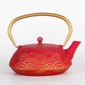 Soft Decoration Home Decoration Hotel Outdoor Tea Pot (Option: 1200ml HAILANG Pot Red)