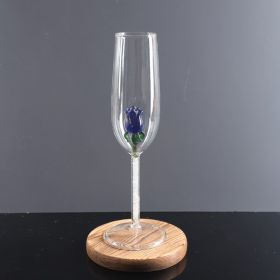 Rose Champagne Glass Simple Fashion Glass (Option: Color 1)