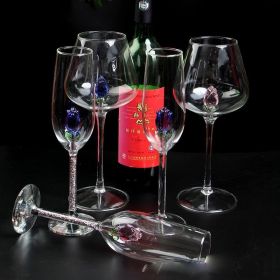 Rose Champagne Glass Simple Fashion Glass (Option: Color 7)