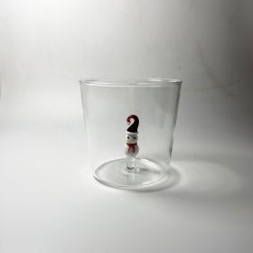 Three-dimensional Christmas Tree Glass Cup (Option: Snowman Cup)