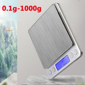 0.1g/0.01g Kitchen Scales Electronic Digital Weight Balance Precision Food Postal Jewelry Steelyard Mini Pocket Scale Milligrams (Color: 0.1-1000g)