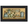 "Country Kitchen" By Mary Ann June, Ready to Hang Framed Print, Black Frame