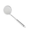 1pc Fat Skimmer Spoon; Stainless Steel Fine Mesh Skimmer; Strainer Spoon For Removing Grease Fat And Foam; Kitchen Tools