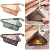 1pcKitchen Sink Drain Basket Swan Drain Basket Multi-Functional Hanging Filtering Draining Rack Sponge Holder Shelf Baskets Kitchen Sink Filter