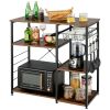 Home Kitchen Baker's Rack Microwave And Food Industrial Shelf